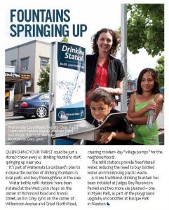 Our Auckland Feb 2012 Fountains Springing up