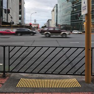 Fanshawe Street missing ped leg
